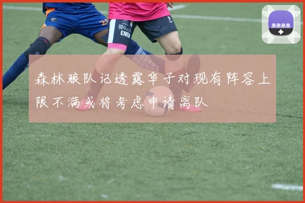 森林狼队记透露华子对现有阵容上限不满或将考虑申请离队